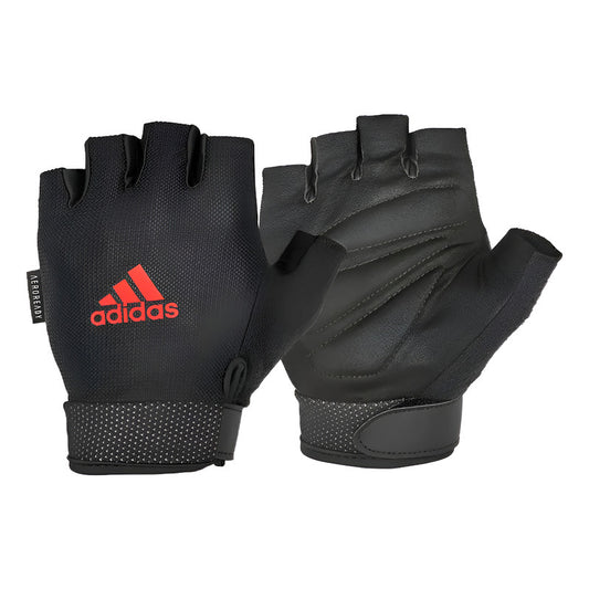 Guantes De Entrenamiento adidas Essential Negro C/rojo - Rojo - Lisa - L