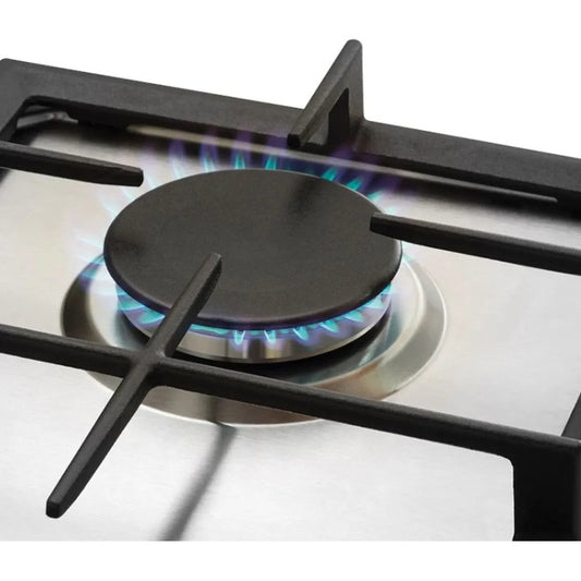 Anafe A Gas Futura 5 Hornallas Inox Color Gris