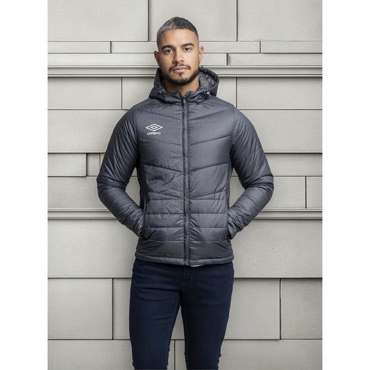 Campera Umbro Parka Camperon Hombre Adulto - Gris - M