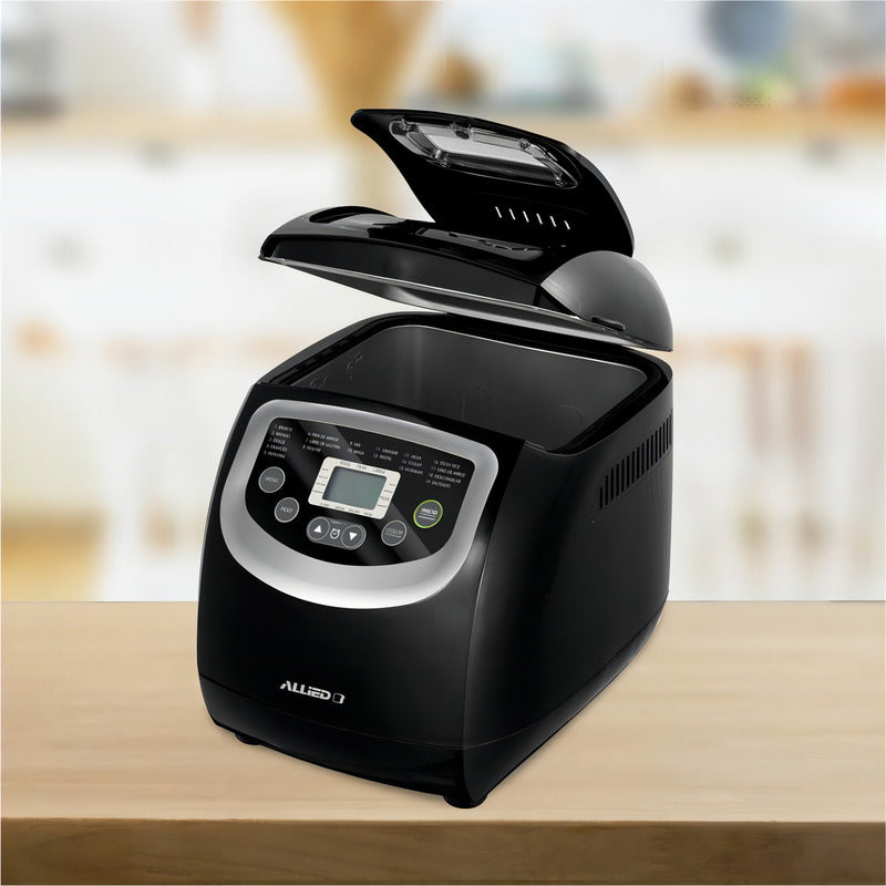 Fábrica De Pan Allied Al-bm10 Hasta 1kg Color Negro
