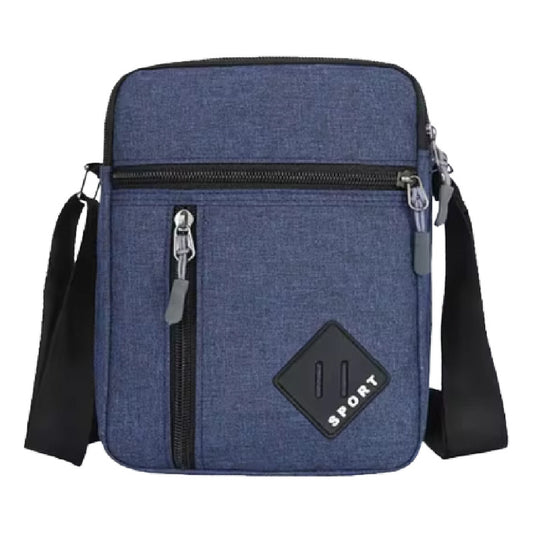 Morral Bandolera Sport Unisex Fashion Cartera Urbana Bolso - Azul - Lisa