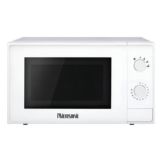 Microondas Manual Microsonic 20 Litros Perilla 70h Color Blanco