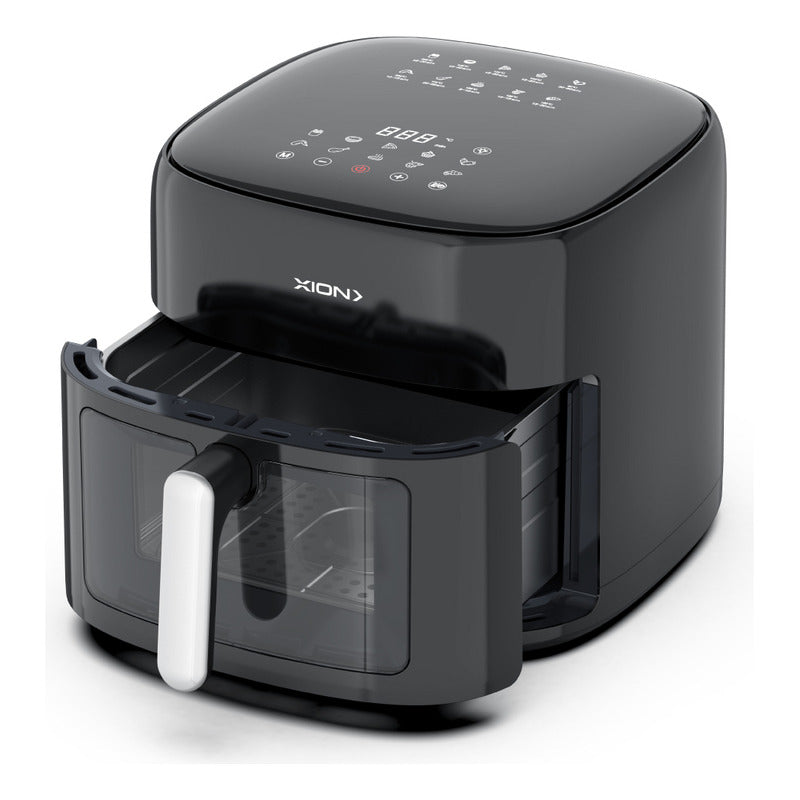 Freidora De Aire Sin Aceite Airfryer Xion 8,8 Litros Xi-fr88 Color Negro