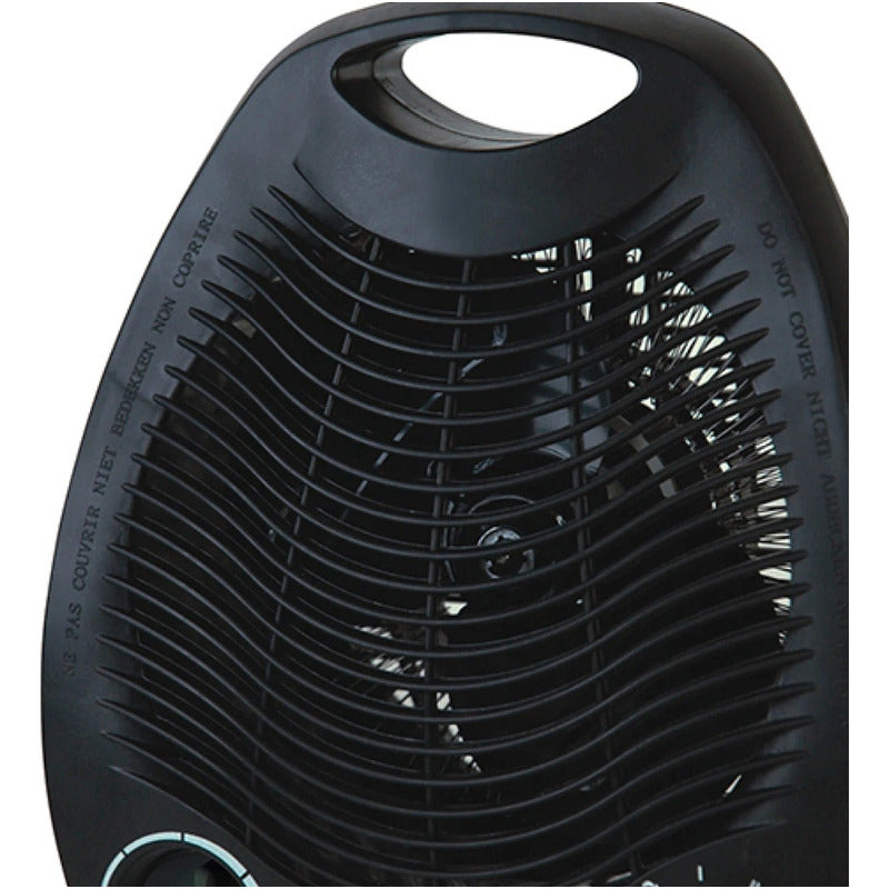 Caloventilador Xion 1000/2000 W Con Termostato Regulable - Negro
