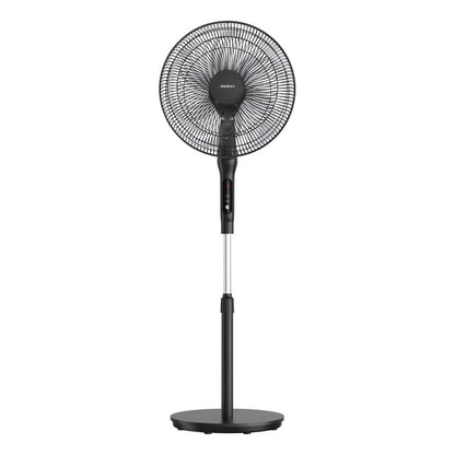 Ventilador De Pie Xion Xi-v155 6 Aspas 3 Velocidades 40 Cm - 40 Cm - 50 Hz/60 Hz - Negro - Plateado - Plástico - 6