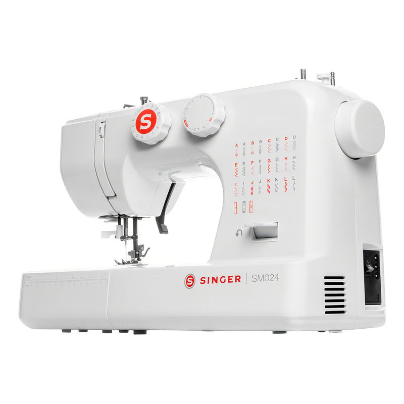 Máquina De Coser Recta Singer Portable Color Blanco