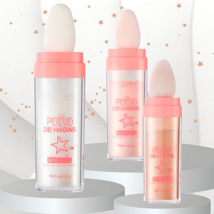 Polvo De Hadas Iluminador Maquillaje Glitter Belleza