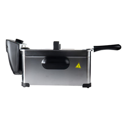 Freidora Con Aceite Rotel Inox Pro 3.5 Litros 2000w 190oc - Gris - 50 Hz/60 Hz