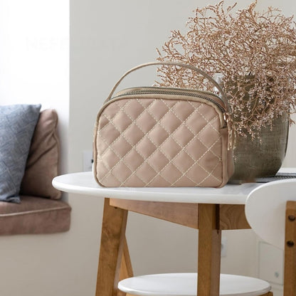 Bandolera De Dama Cartera Bolsos Para Mujer Correa Ajustable Caqui