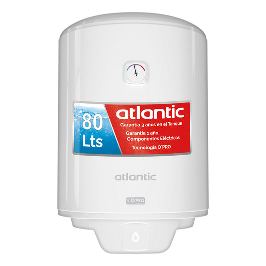 Termotanque Atlantic 80 Litros Acero 1500 W Vm-080 D400s - Blanco
