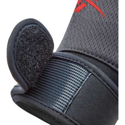 Guantes De Entrenamiento Negro Y Rojo M Reebok Supergym Diseño De La Tela Liso