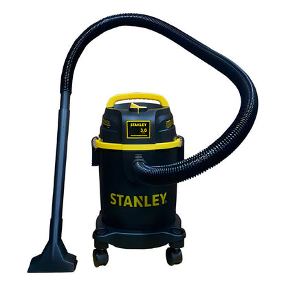 Aspiradora Profesional Polvo Y Agua Stanley 11 Lts 3 Hp Color Negro