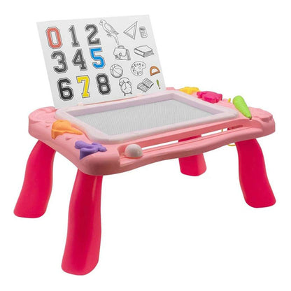 Tablero De Dibujo Magnetico Borrable Rojo