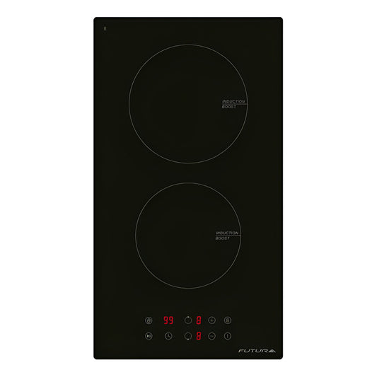 Anafe Eléctrico - Futura Fut-pi2z Color Negro - 2 Hornallas