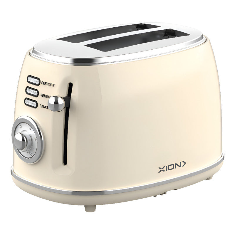 Tostadora De Pan Electrica Retro Xion 2 Panes Xi-to1972 Color Unico