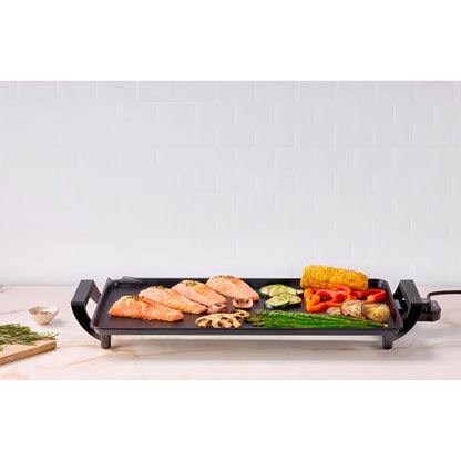 Plancha De Asar Ufesa Indiana 2500xl 2500w Antiadherente Color Negro