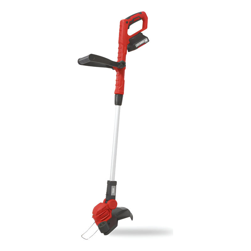 Bordeadora Ferretti A Batería Recargable Con Cargador 20 V - Rojo