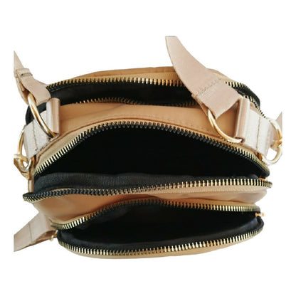 Cartera De Damas Bolso Para Mujer Bandolera Correa Ajustable - Negro