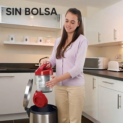 Aspiradora Microsonic Sin Bolsa 2000 W Con Filtros Aspsb2821 - Rojo