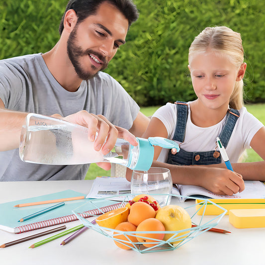 Botella Purificador Laica Italiano Flow'n Go C/ Filtro Agua Transparente