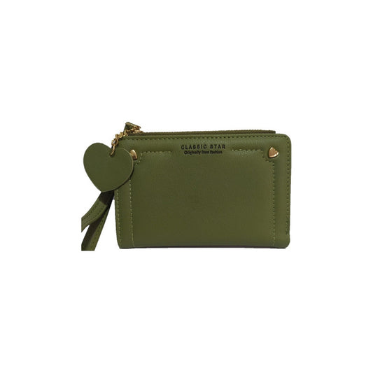 Monedero Dama Billeteras De Dama Monederos Para Mujer Verde Musgo