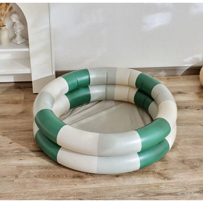 Piscina Inflable Para Bebes Y Niños  Verde - Verde Musgo
