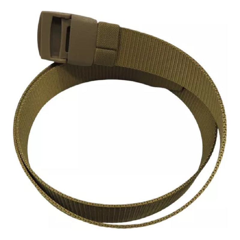 Cinto Tactico Trinquete Colores Militar Policial Regulable Caqui Ajustable