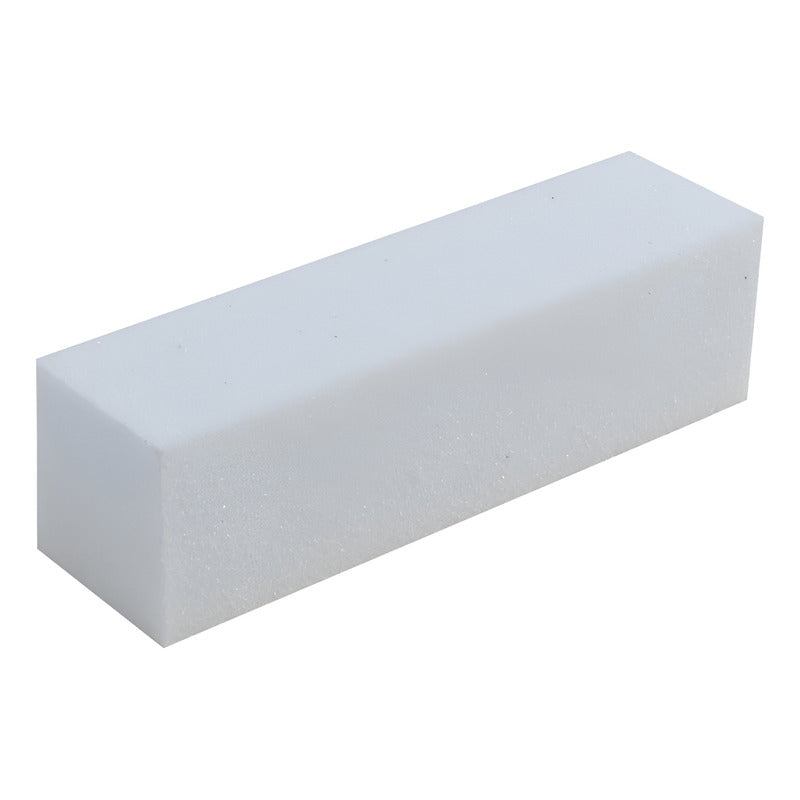 Bloque Pulidor Lima Para Uñas Blanco Taza Recta