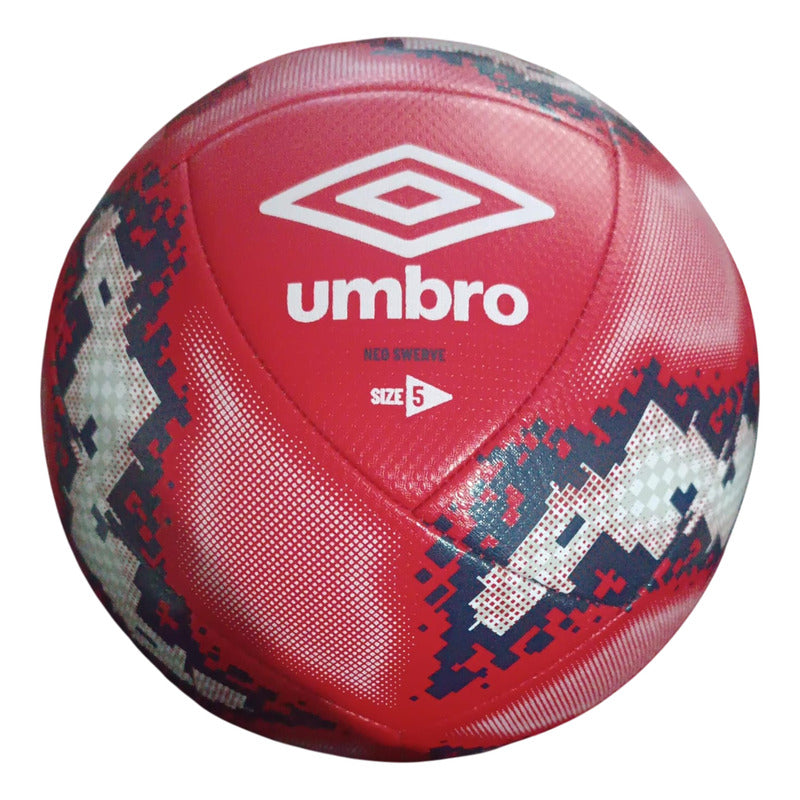 Pelota De Futbol Umbro Oficial New Swerve N°5 Buena Calidad Rojo