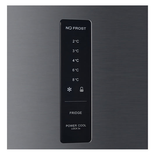 Heladera Con Freezer Futura Fut-450nfd-x Color Acero Inoxida Acero Inoxidable