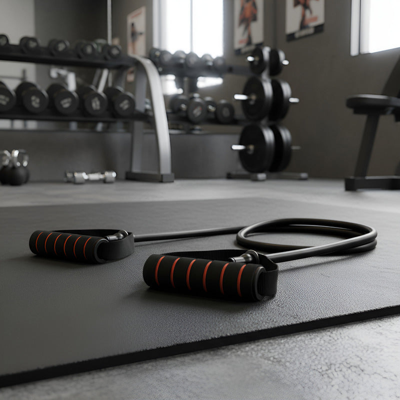 Banda Elastica Tubo C Agarre 1.05 Negra Supergym