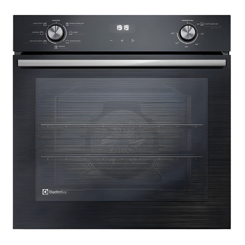 Horno Eléctrico De Embutir Electrolux 80l Efficient Perfectcook360 Negro