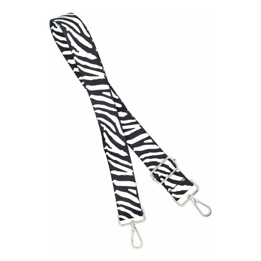 Correas Para Carteras Bandoleras Varios Colores Y Diseños Blanco/negro