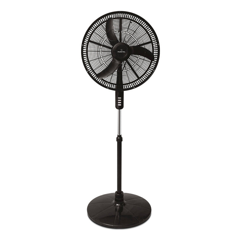 Ventilador De Pie Punktal Pk-5300vt Negro 3 Velocidades 50 Cm Plástico