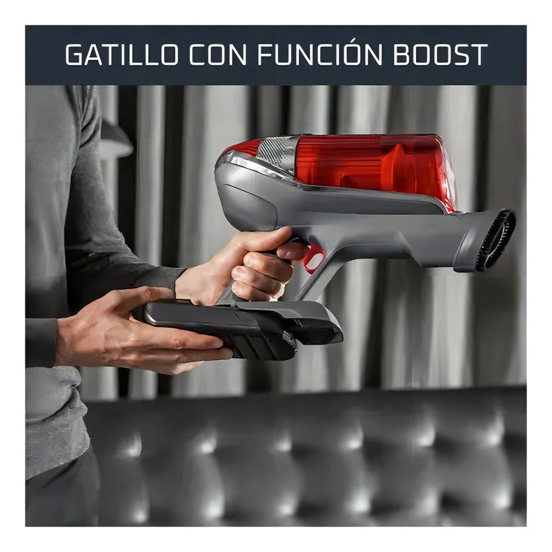 Aspiradora Vertical Inalámbrica 2 En 1 X-force  Color Rojo Rojo