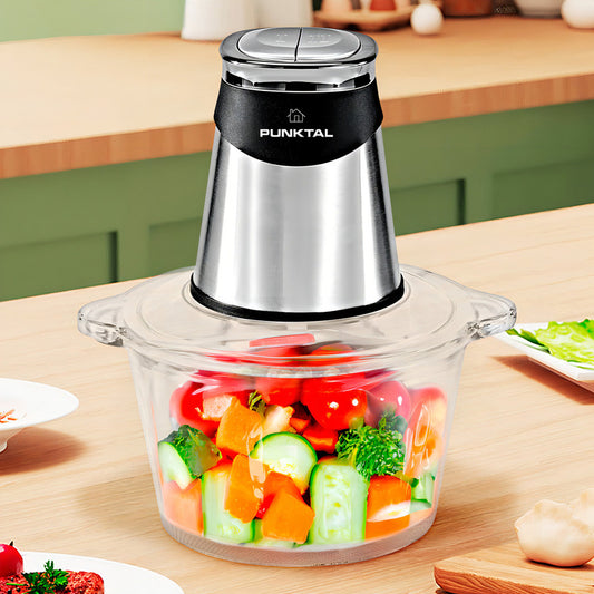 Picadora De Alimentos Punktal 500 W 1.8 Litros Bowl Vidrio