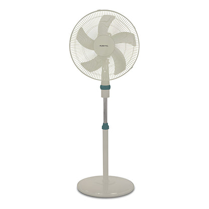 Ventilador De Pie Punktal Blanco 40 Cm Pk-v11 5 Aspas 1.7 M Plástico 3