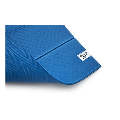 Colchoneta Mat Yoga Ejercicio Reebok Fitness 6 Mm Pilates Color Azul