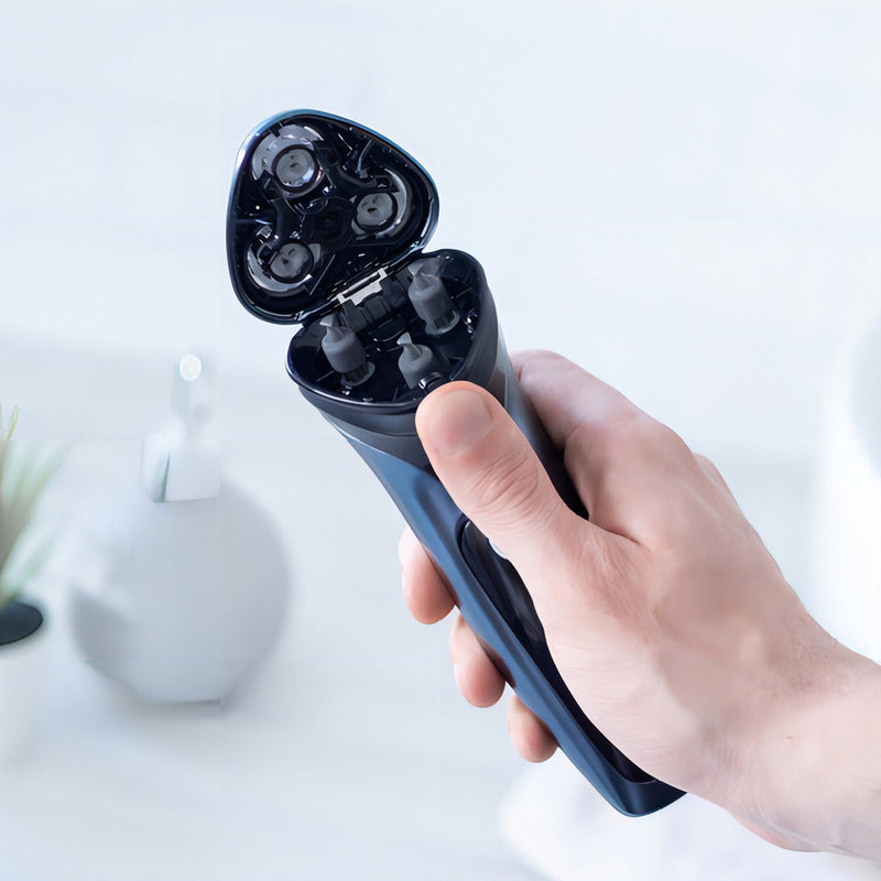 Afeitadora Ufesa Inalambrica Recargable Dual Blade Azul