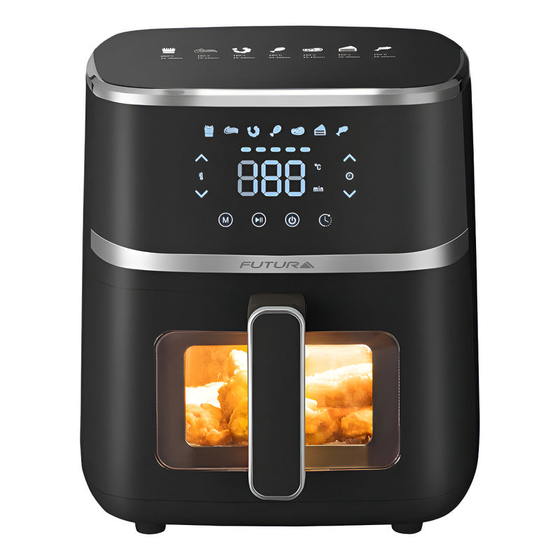 Freidora De Aire Digital Futura Fut-af55db 5,5 Lt Color Negro
