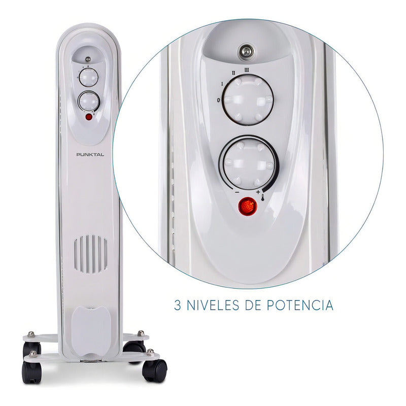 Radiador De Aceite Punktal 9 Elementos 2000 Watts