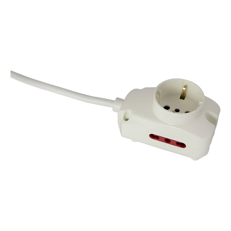 Zapatilla.1 Schk+2x3l Ficha 3l Cbl.5m Ct