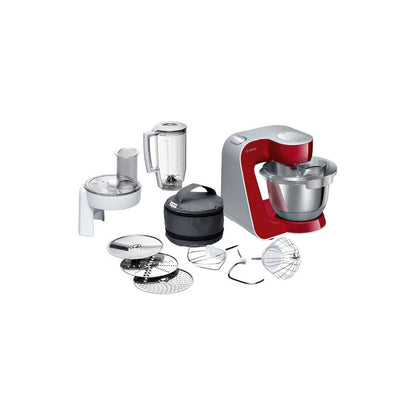 Robot De Cocina Bosch 1000w Color Rojo Rojo