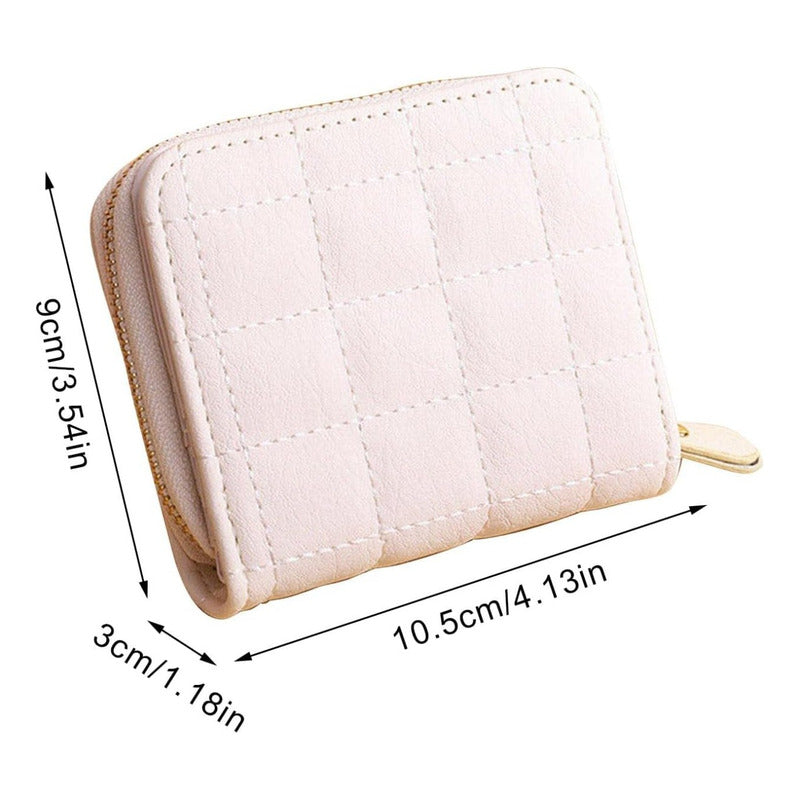 Billetera Dama Chica Billeteras De Dama Monederos Para Mujer Blanco