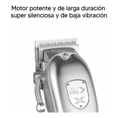 Maquina De Corte De Pelo Profesional Xion Xi-hair80pro Gris Plata