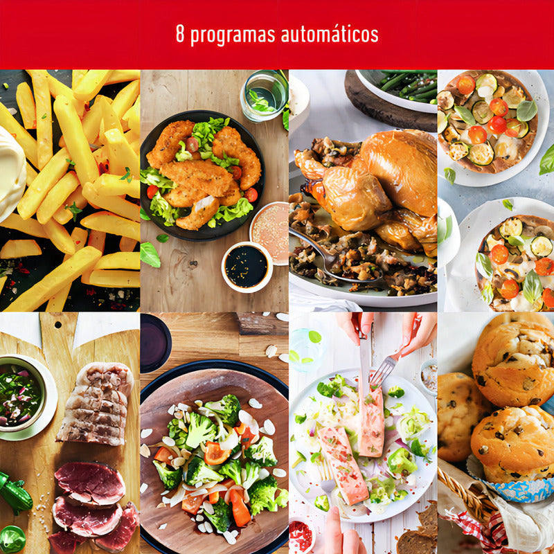 Freidora De Aire Digital Moulinex Easy Fry & Grill Xxl 6,5lts, Inox, 1850w