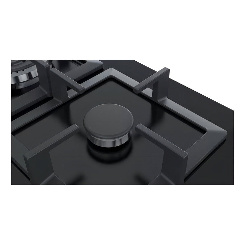 Anafe Con Alimentación A Gas Bosch Ppp6a6b20 Color Negro 4 H Negro