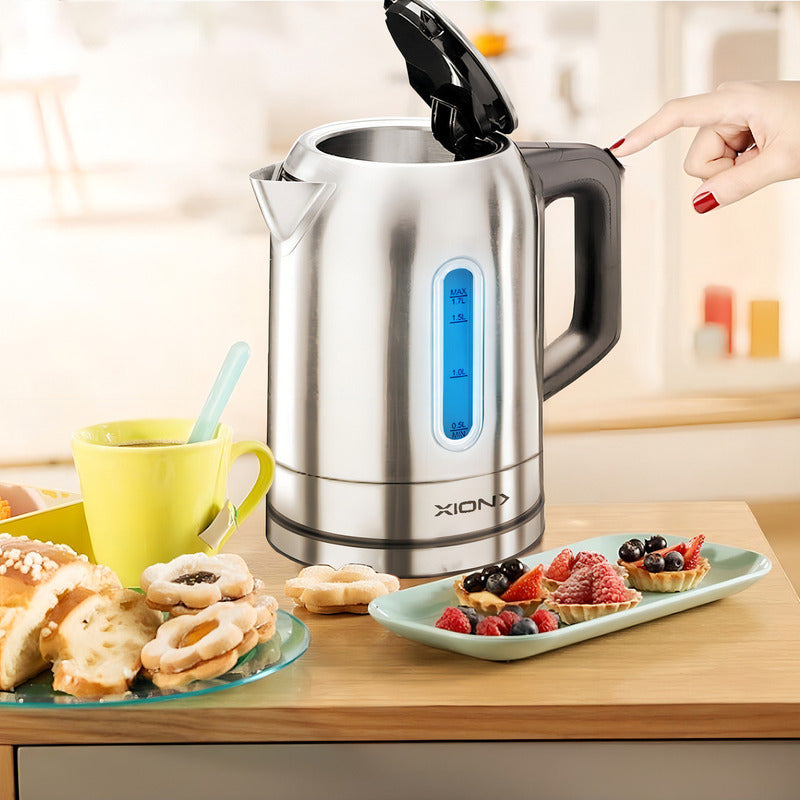 Jarra Electrica Xion 1.7 Lts Acero Inoxidable Xi-gl38 - Gris