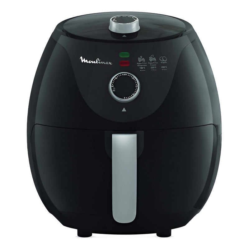 Freidora Sin Aceite De Aire Moulinex Essential Ez122858 Negr Negro