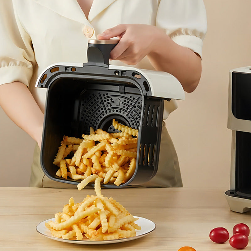 Freidora De Aire Digital 5 Lts. Futura Fut-af50di Color Marfil Display Led Panel Digital